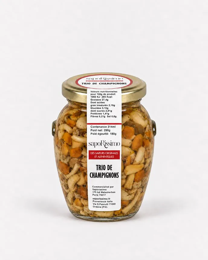 TRIO de CHAMPIGNONS