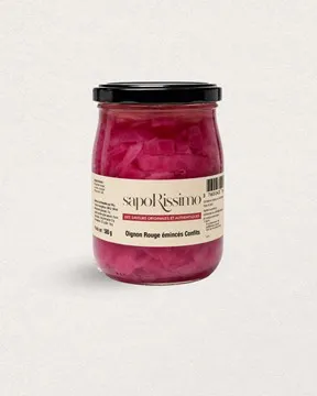 OIGNONS ROUGE ÉMINCÉS 580g