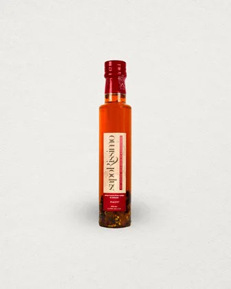 HUILE D'OLIVE E.V.  AU PIMENT