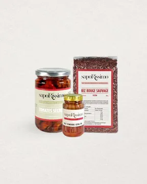Risotto rouge tomates séchées anchois