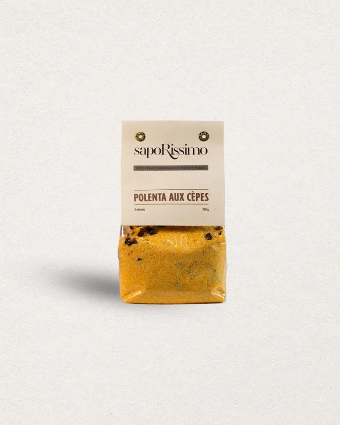 POLENTA PRÉCUITE AUX CÈPES