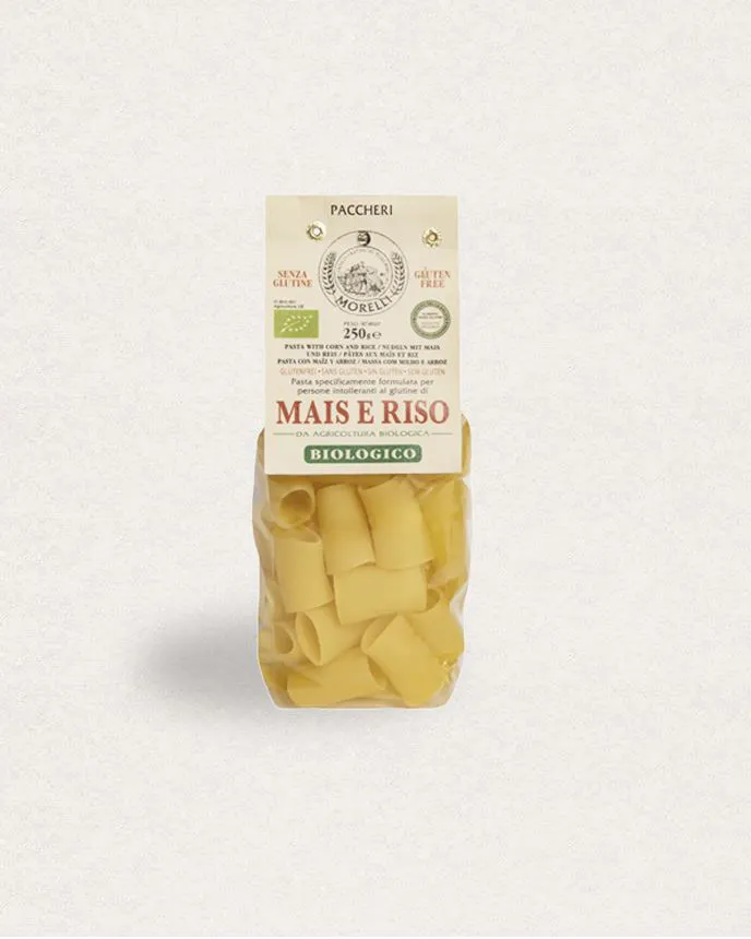 LOT DE 6 PACCHERI MAÏS et RIZ sans GLUTEN 