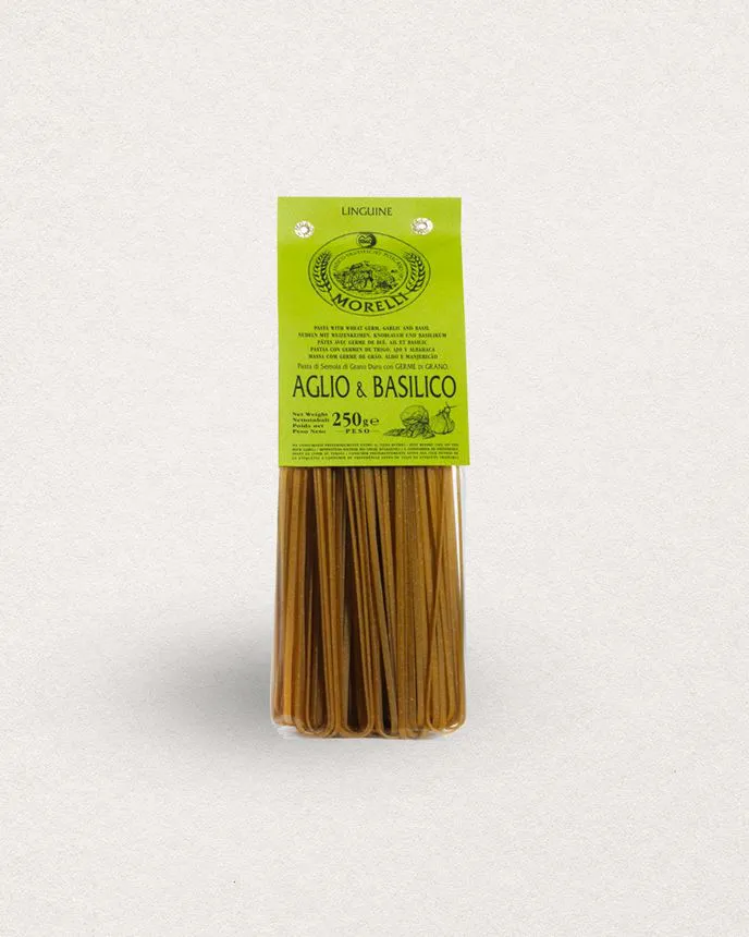 LINGUINE AIL ET BASILIC 