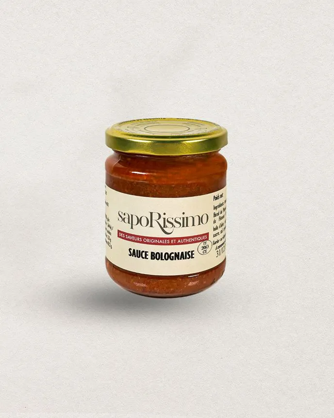 SAUCE BOLOGNAISE AU BOEUF DU PIEMONT 500g