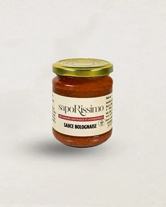 SAUCE BOLOGNAISE AU BOEUF DU PIEMONT 500g